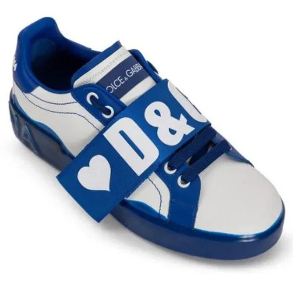 DG WHITE LEATHER LOW TOP - Picture 4 of 6